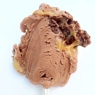 Фотография рецепта Шоколадное мороженое с брауни и карамельной прослойкой автор Саша Данилова