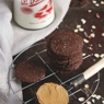 Фотография рецепта Шоколадное печеньесэндвич с арахисовой пастой автор Анна Курзаева