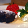Фотография рецепта Шоколадные кексы с жидкой сахарной начинкой автор Kate KatKa