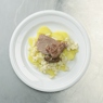 Фотография рецепта Шпецле с тушеным мясом и картофелем автор Еда