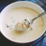 Фотография рецепта Сырный кремсуп с морепродуктами автор Maria Katkova