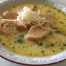 Фотография рецепта Сырный суп с креветками и зеленью автор Анастасия Салмина