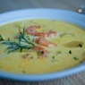Фотография рецепта Сырный суп с креветками автор Иван Г