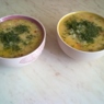 Фотография рецепта Сырный суп с шампиньонами и сухариками автор Анна Лебедева