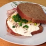 Фотография рецепта Сэндвич с беконом яйцом и сливочным сыром автор Анатолий Булгаков
