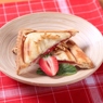 Фотография рецепта Сэндвичи с сырным кремом и свежей клубникой автор Masha Potashova