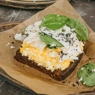 Фотография рецепта Скрэмбл на бородинском тосте с цветной капустой и трюфельным маслом автор Еда
