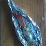 Фотография рецепта Скумбрия запеченная в фольге со сладким перцем автор lena arefyeva