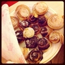 Фотография рецепта Сладкие сдобные булочки с шоколадной пастой автор Valentina Shumaeva