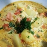 Фотография рецепта Сливочный суп с семгой автор Женя Филаретова