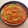 Фотография рецепта Слоеный тарт с морковью и цукини под сливочным соусом автор Ольга Тюрина