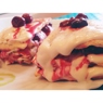Фотография рецепта Слоеный торт со свежими ягодами и сливками автор Maria Astonish