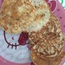 Фотография рецепта Сметанные лепешки с сыром и зеленью автор Екатерина Львова