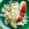 Фотография рецепта Сочная рыба с рисом на вине автор Екатерина Пойман