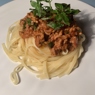 Фотография рецепта Спагетти под соусом болоньезе с итальянскими травами автор Victoria Torres