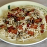 Фотография рецепта Спагетти с беконом и чесноком автор Maria Katkova