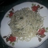 Фотография рецепта Спагетти с чесноком и маслом автор Айнура Фарзуллаева