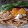Фотография рецепта Спагетти с фетой и оливками автор Yuliya Rubinshtein