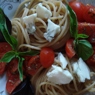 Фотография рецепта Спагетти с фетой и оливками автор Yuliya Rubinshtein
