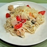 Фотография рецепта Спагетти с гребешками в сливочном соусе автор Я Г