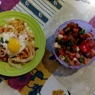 Фотография рецепта Спагетти с яйцами и томатным соусом автор Anna Bonn