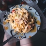 Фотография рецепта Спагетти с лососем и спаржей в сливочном соусе автор Katrin Vodkina