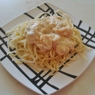 Фотография рецепта Спагетти в сливочном соусе с креветками автор Юлия Нестерова