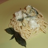Фотография рецепта Спагетти в сливочном соусе с куриным филе и цукини автор Марина Еремина