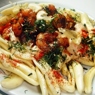 Фотография рецепта Спагетти в сливочном соусе со сладкоострыми креветками автор Алена