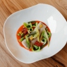 Фотография рецепта Спинка трески с соусом и  разными овощами автор Еда