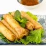Фотография рецепта Спрингроллы с крабами повьетнамски с листьями мяты и сладким соусом чили автор Masha Potashova