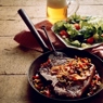 Фотография рецепта Стейк говяжий с розмарином и пюре из белой фасоли автор Саша Давыденко