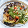 Фотография рецепта Стейк из цветной капусты с соусом чимичурри автор Tatiana Shagina