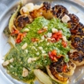 Фотография рецепта Стейк из цветной капусты с соусом чимичурри автор Tatiana Shagina
