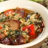 Фотография рецепта Суп из баранины с рисом картофелем и алычой автор Masha Potashova