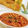 Фотография рецепта Суп из белой фасоли чоризо и кориандра автор Саша Давыденко