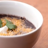 Фотография рецепта Суп из черных бобов с ямсом и сыром автор Masha Potashova