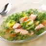 Фотография рецепта Суп из лосося с цукини и сельдереем автор Masha Potashova