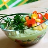 Фотография рецепта Суп из огурцов и авокадо автор Елена Росновская