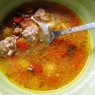 Фотография рецепта Суп из помидоров с фрикадельками автор Татьяна Петрухина