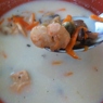 Фотография рецепта Суп из семги и морского коктейля автор Алеся Рыжая
