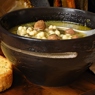 Фотография рецепта Суп из шпината с сырными фрикадельками автор Masha Potashova