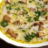 Фотография рецепта Суп из сыра стилтон с пармезановыми гренками автор Саша Давыденко