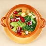 Фотография рецепта Суп из свиной рульки с капустой и белой фасолью автор Masha Potashova
