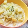 Фотография рецепта Суп картофельный с лукомпореем и кислым молоком автор maximsemin