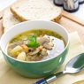 Фотография рецепта Суп картофельный со свежими грибами автор Саша Давыденко