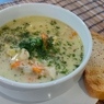 Фотография рецепта Суп куриный с чечевицей и сливками автор Ална Казавчинская