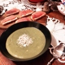 Фотография рецепта Суппюре из брокколи и шпината с плавленым сыром автор Мария М