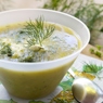 Фотография рецепта Суппюре из рукколы с козьим сыром автор Masha Potashova
