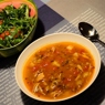 Фотография рецепта Суп с чечевицей и томатами автор Ольга